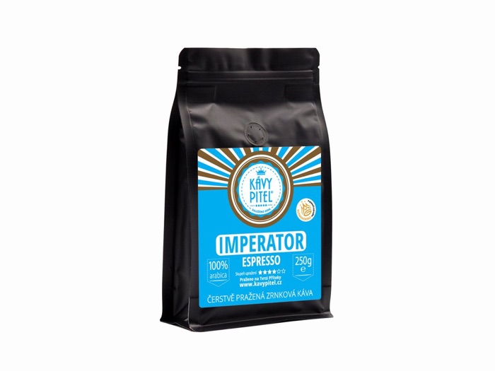 Imperator – výběrová zrnková káva Kávy pitel