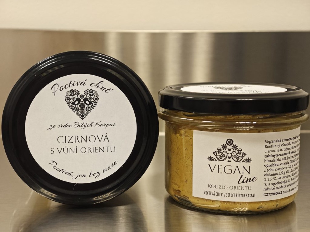 Cizrnová veganská paštika VEGAN line s vůní Orientu