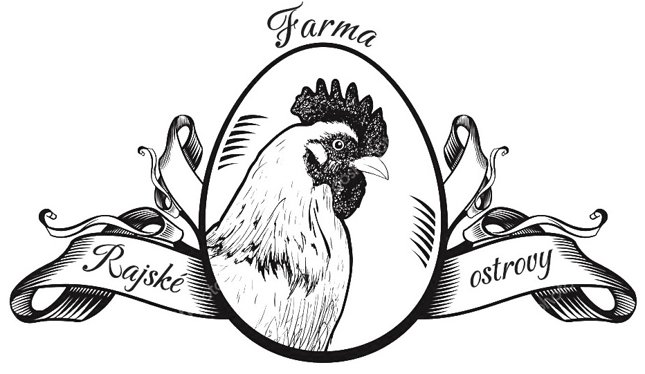 Logo rodinné farmy Rajské ostrovy z Petrova na jižní Moravě