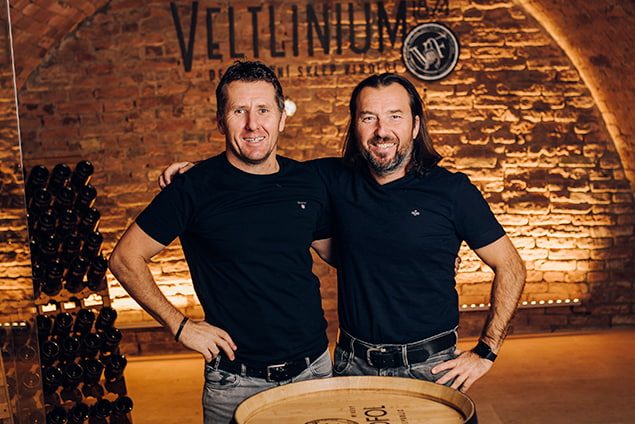Bratři Pavel a Richard Foltýnovi z vinařství VINOFOL