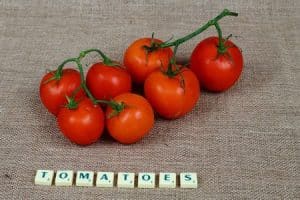nápis rajčata anglicky