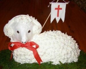 velikonoční svátky - velikonoční beránek je symbolem zmrtvýchvstání Ježíše Krista