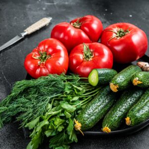 druhy zeleniny - Okurka a další zelenina