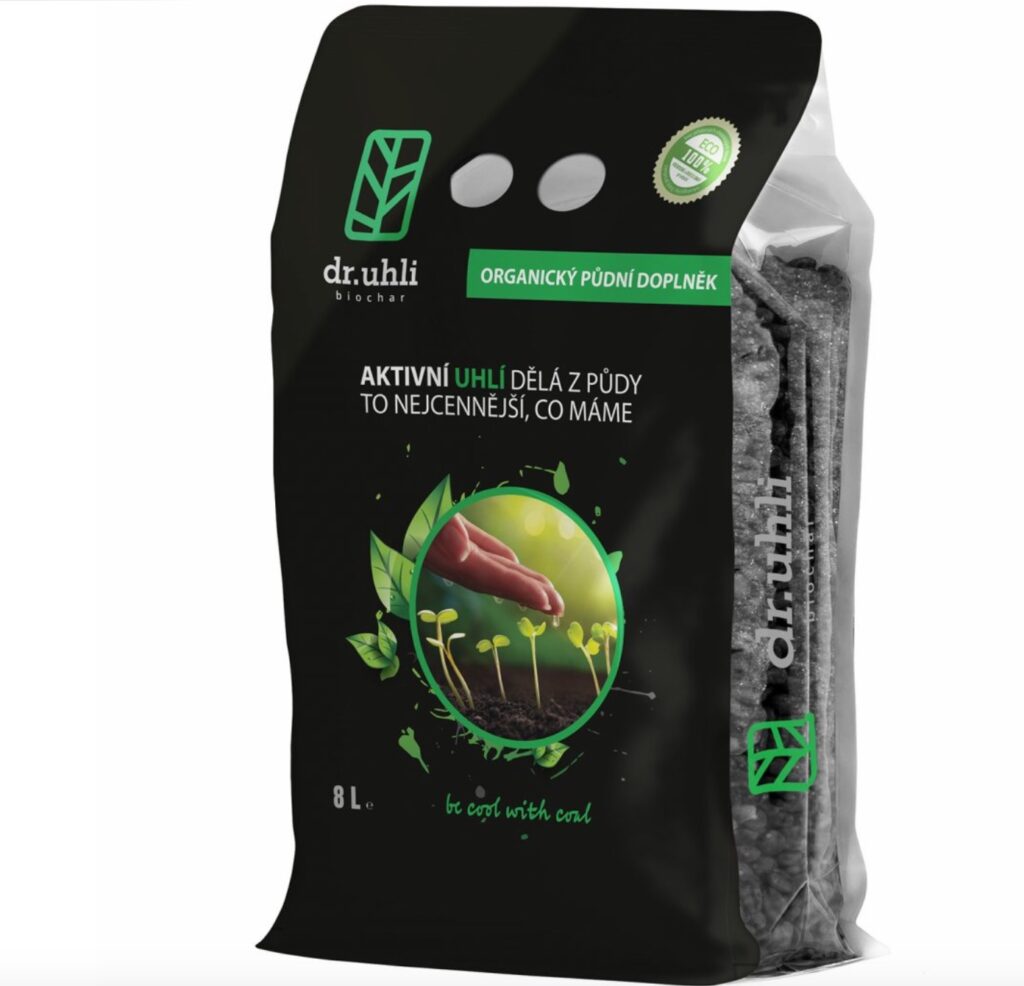 Biochar 8l, aktivní uhlí do půdy