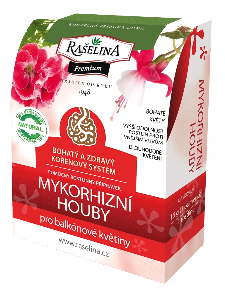 MYKORHIZNÍ HOUBY PRO BALKONOVÉ KVĚTINY