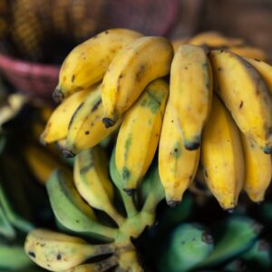 vypěstovaný banán připravený pro prodej