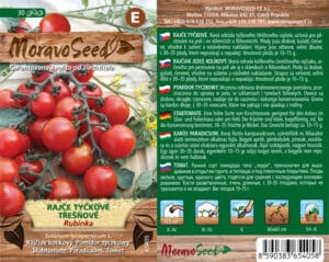 Rajče tyčkové - Solanum lycopersicum - RUBINKA - třešňové