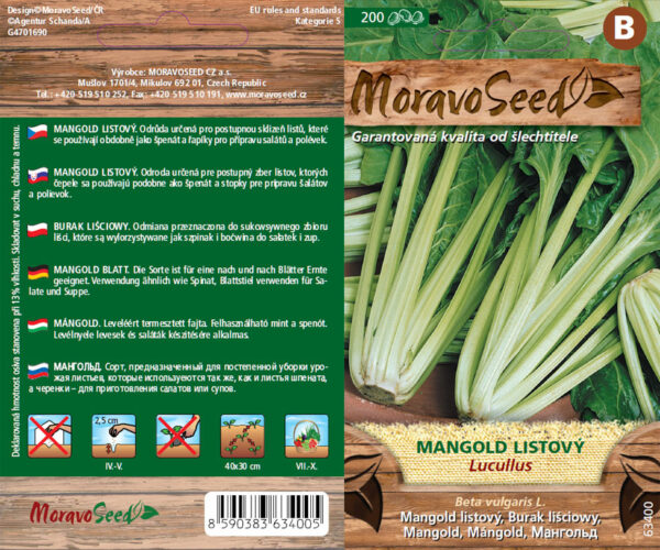 Mangold listový zelený LUCULLUS semena