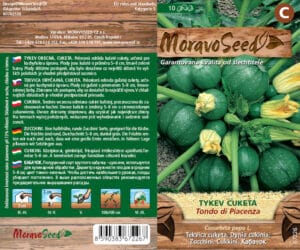 Tykev cuketa - Cucurbita pepo - TONDO DI PIACENZA - zelená