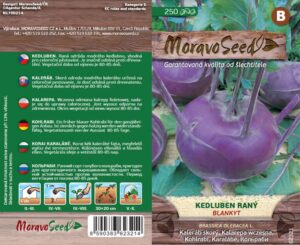 Kedluben raný -  Brassica oleracea - BLANKYT- modrý