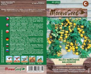 Rajče keříčkové - Lycopersicon esculentum Mill. - AZTEK - balkonové žluté