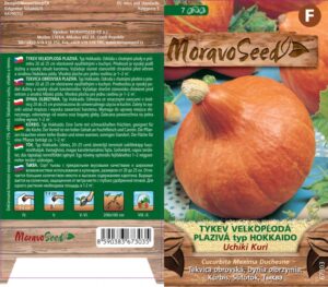Tykev velkoplodá plazivá - Cucurbita maxima - UCHIKI KURI - typ Hokkaido
