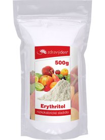 Erythritol, nízkokalorické sladidlo 500g semínka na klíčení