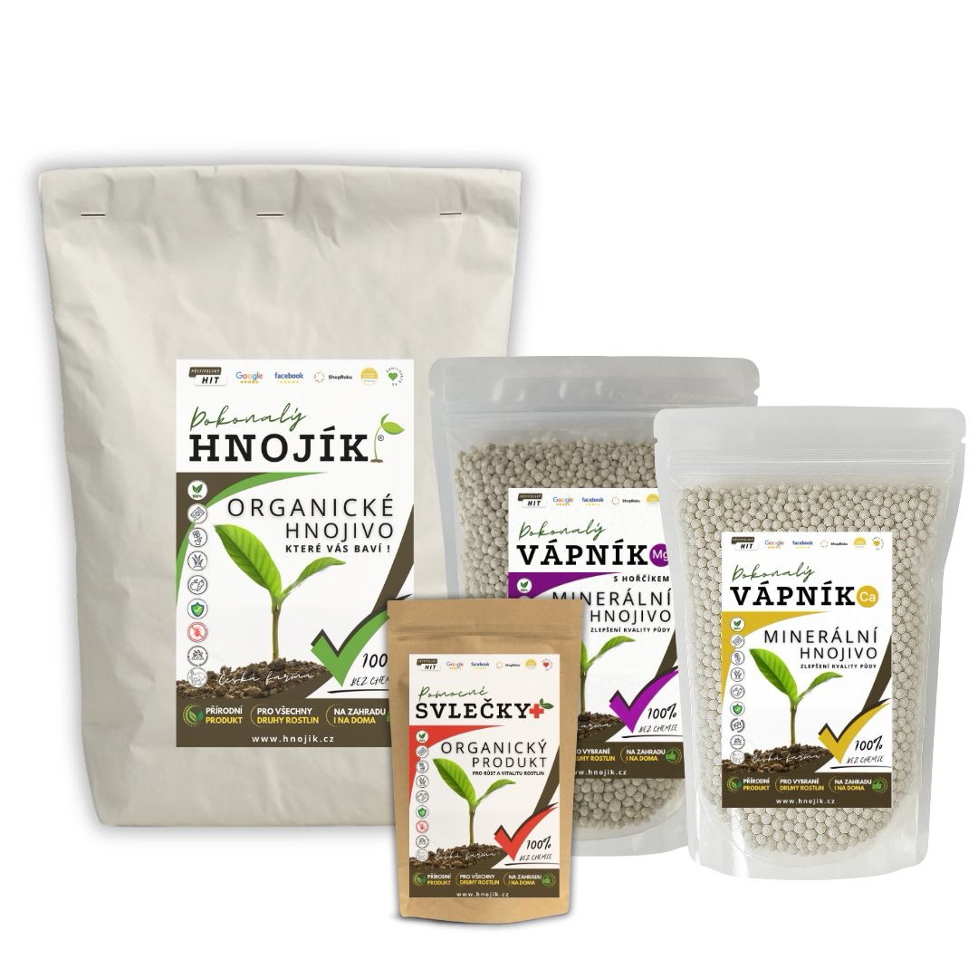 Set Hnojiv - hnojík, vápník, hořčík, svlečky
