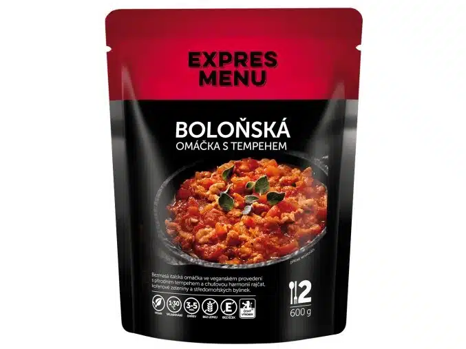 BOLOŇSKÁ OMÁČKA S TEMPEHEM 600G (2 PORCE)