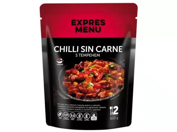 CHILLI SIN CARNE S TEMPEHEM 600G (2 PORCE)