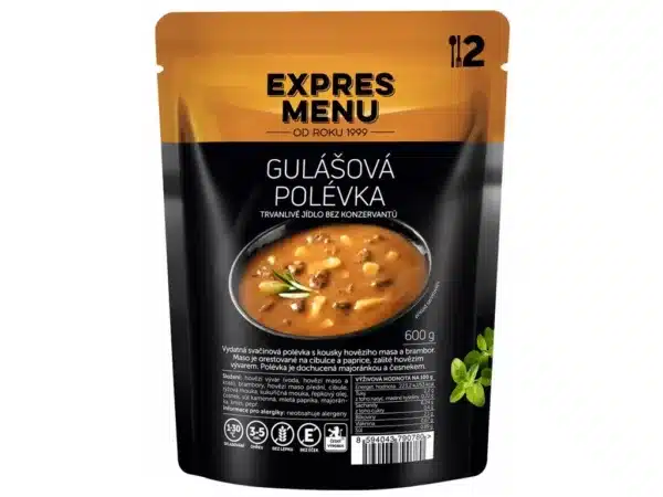 GULÁŠOVÁ POLÉVKA 600G (2 PORCE)