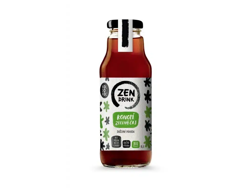 ZEN konopí a zel. čaj 300ml bio