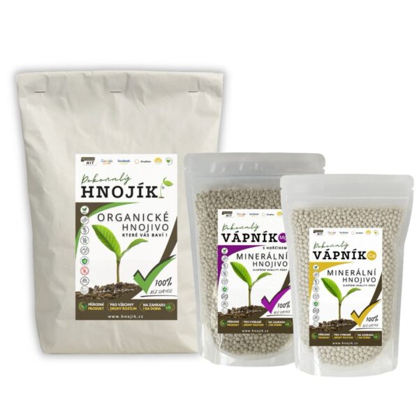 Set Hnojiv - hnojík, vápník, hořčík