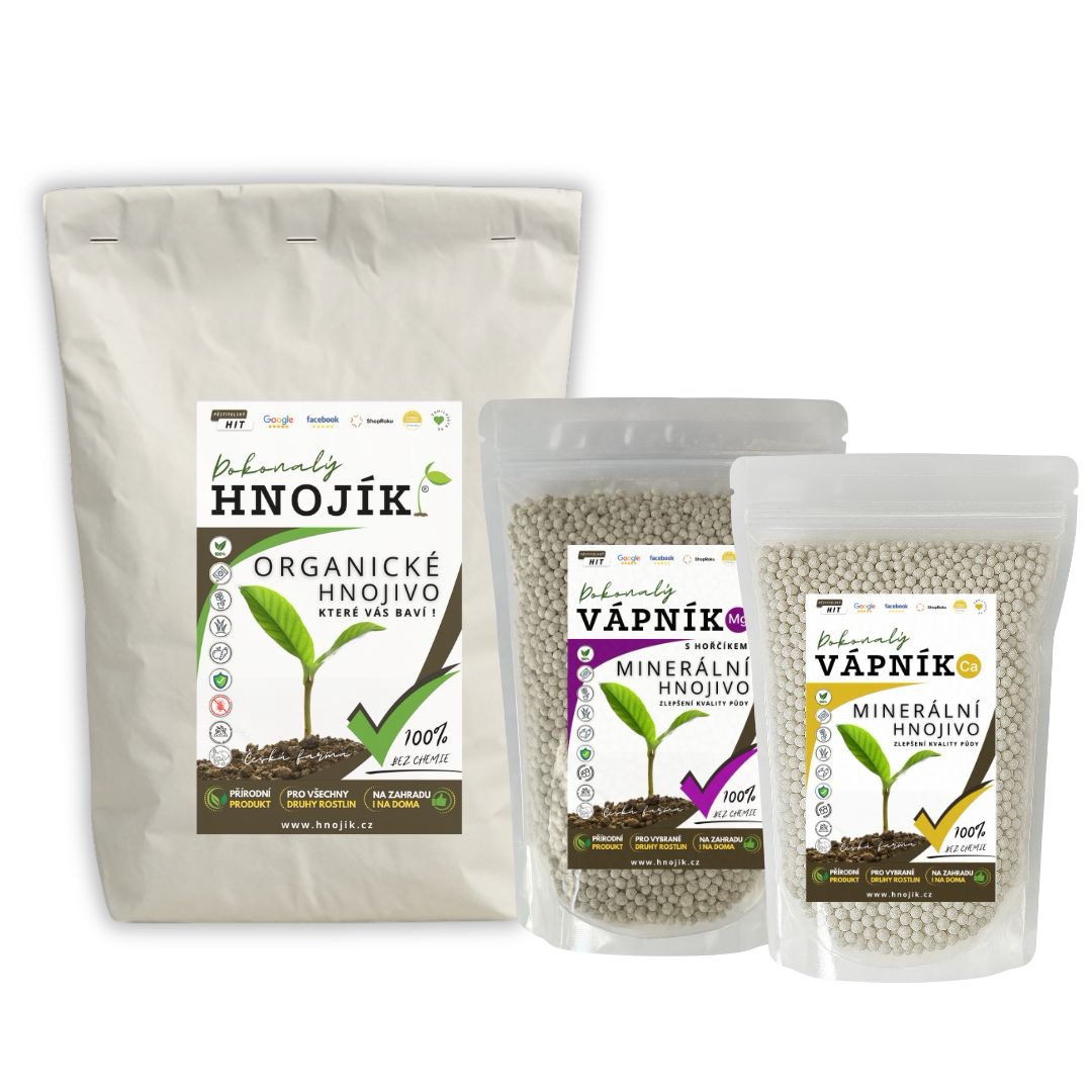 Set Hnojiv - hnojík, vápník, hořčík