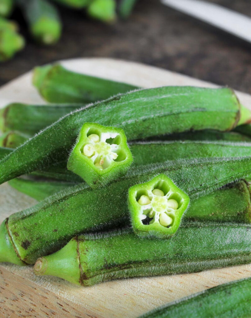 Okra (Abelmoschus esculentus)