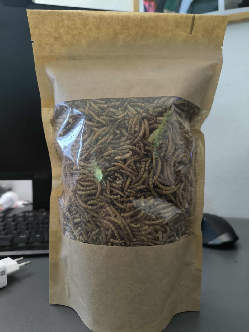 Sušení mouční červi 250 g 2 Sušení mouční červi 250g