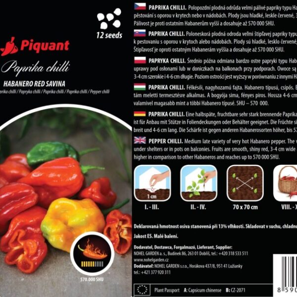 Chilli Habanero Red Savina