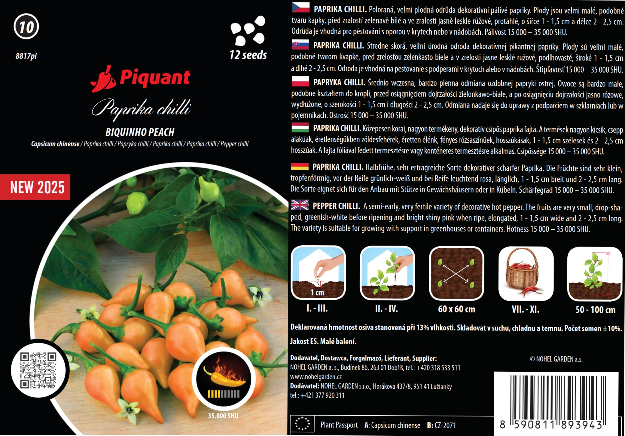 Chilli BIQUINHO PEACH