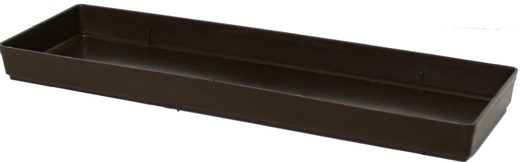 Miska pod truhlík DK 40 hnědá