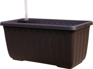 Truhlík samozavlažovací SIESTA LUX 80 čokoláda