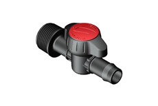 Ventil vodní 25 mm připojení na 3/4” závit / Male