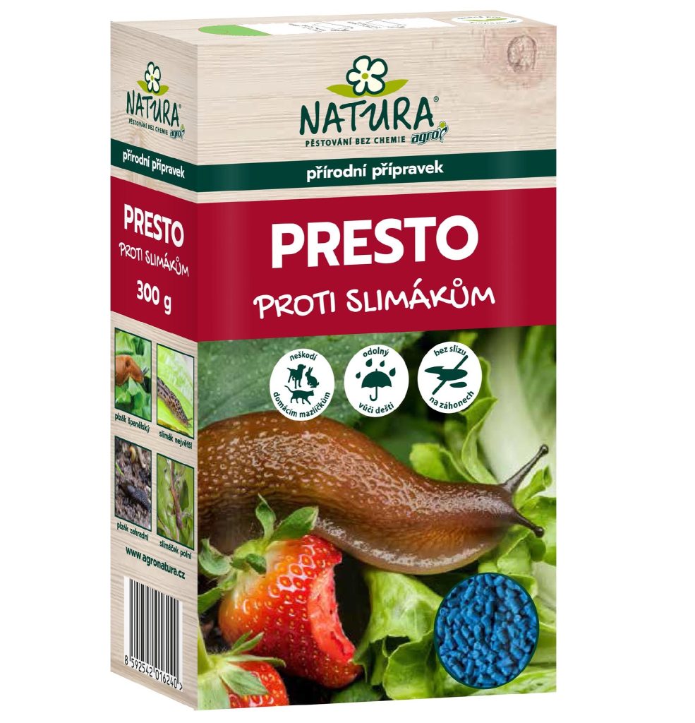 PRESTO 300 g Přírodní přípravek na slimáky a plzáky