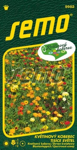Směs letniček - květinový koberec TISÍCE SVĚTEL - 40-60 cm
