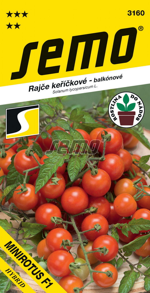 Rajče keříčkové Sweet Valentines F1 - balkónové, do nádob