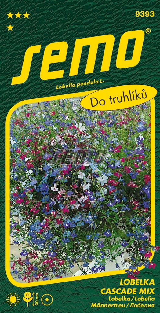 Lobelka CASCADE směs - převislá