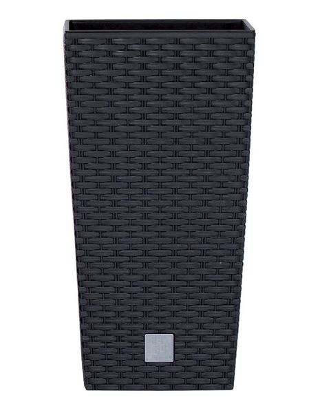 Květináč RATO SQUARE s vkladem 40 cm barva: antracit