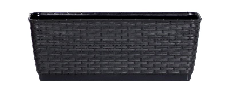 Truhlík s miskou RATOLLA P 49,2 cm - barva: antracit
