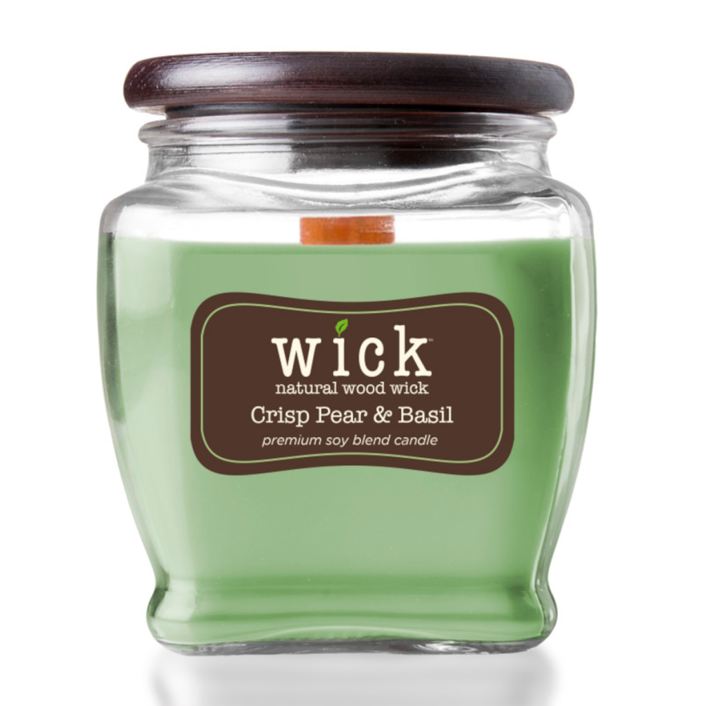 Sójová svíčka Crisp Pear & Basil - 425g