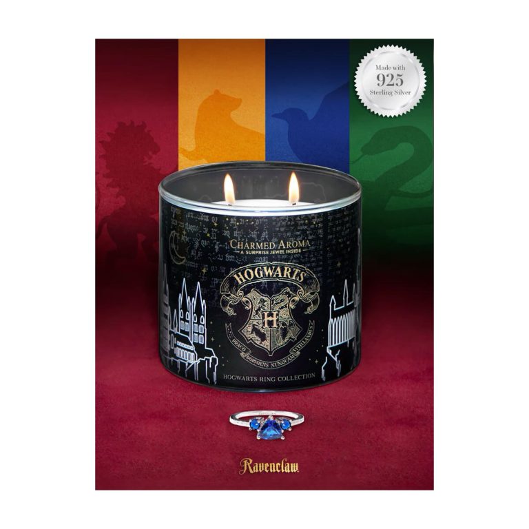 Vonná svíčka Harry Potter Ravenclaw s prstenem stříbro 925/1000 vel.6 =S=16,51mm