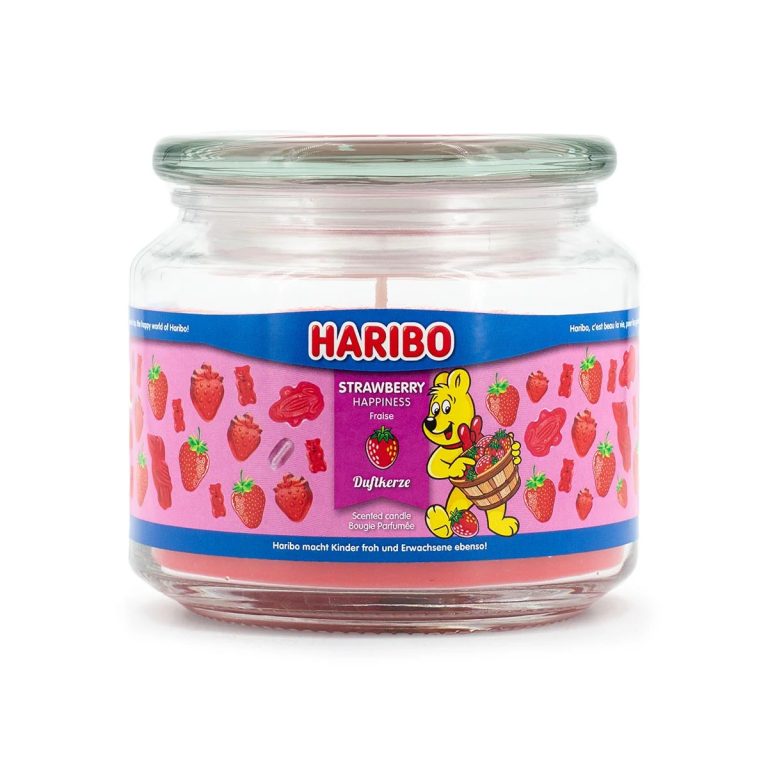 Vonná svíčka Haribo Strawberry Happiness - 300g