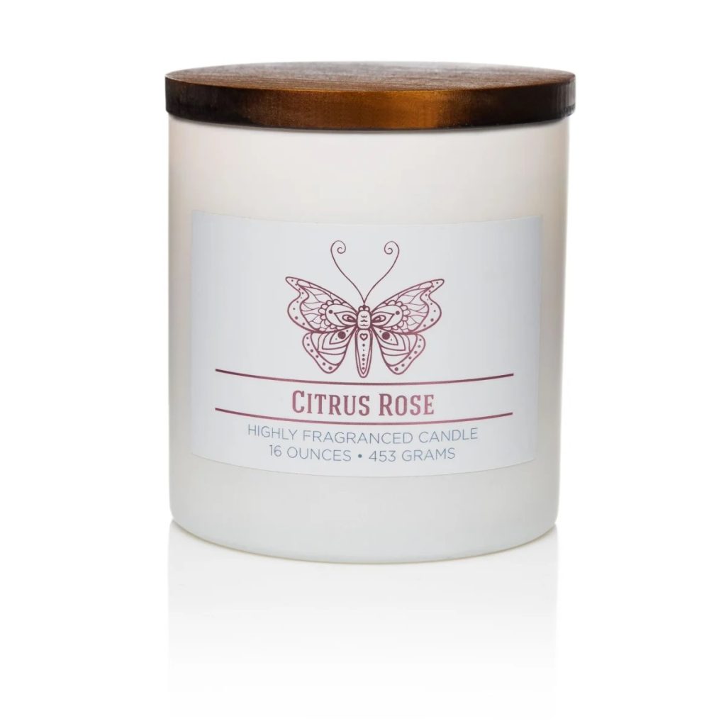 Sójová svíčka Citrus Rose - 453g