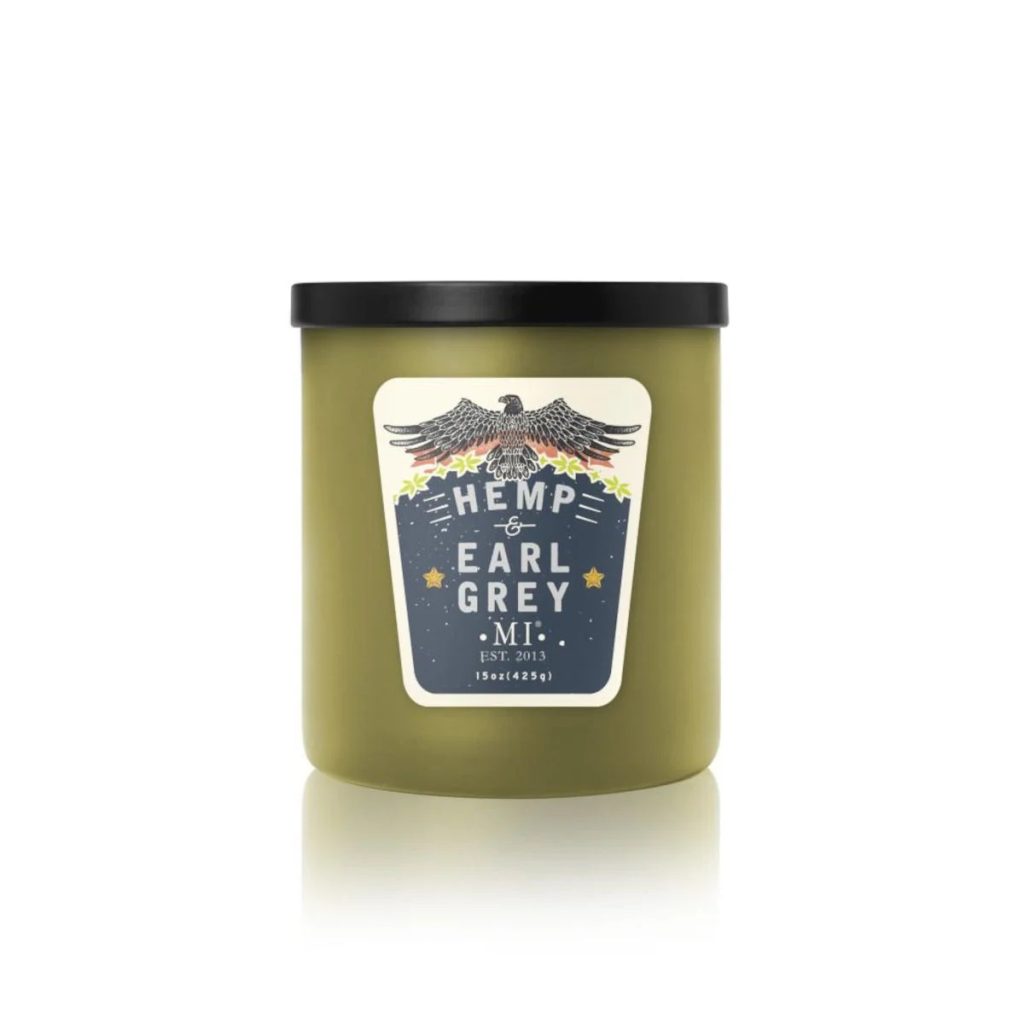 Sójová svíčka Hemp & Earl Grey - 425g