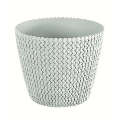 Květináč SPLOFY 25,9 cm - barva: bílá