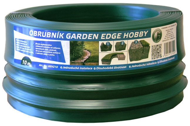 Obrubník neviditelný GARDEN EDGE Hobby 10 m zelený