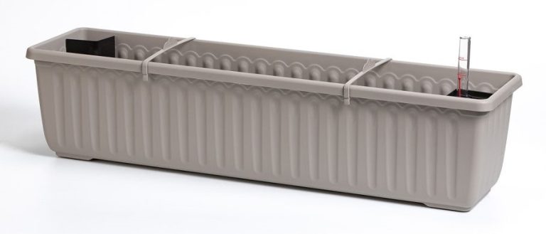 Truhlík samozavlažovací SIESTA LUX 80 Taupe