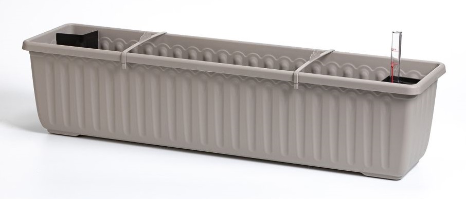 Truhlík samozavlažovací SIESTA LUX 80 Taupe