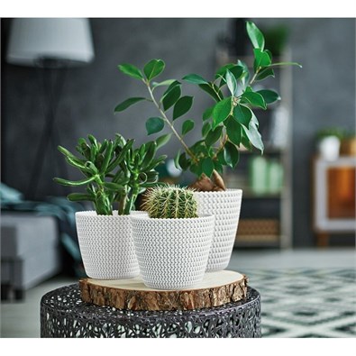 Květináč SPLOFY 21,8 cm - barva: mocca