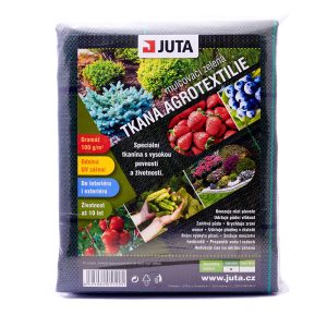 Tkaná textilie JUTA - černá 2x5m 100g/m2