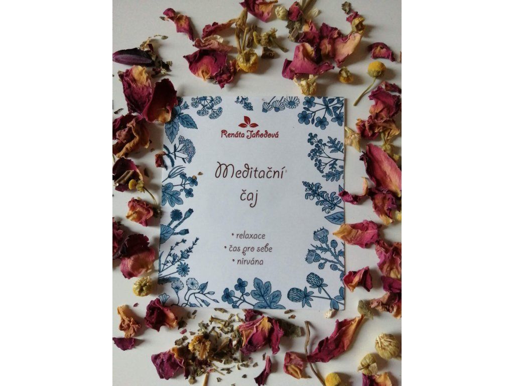 Meditační čaj – bylinný čaj pro relaxaci a zklidnění – 100 g