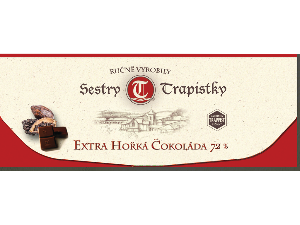 Čokoláda extra hořká - Sestry Trapistky